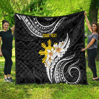 Personalised Philippines Tribal Quilt Mix Plumeria LT7 - Polynesian Pride