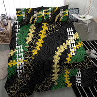 Hawaii Aloha Kakau Bedding Set Puakenikeni and Maile Lei Twist