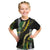 Hawaii Aloha Kakau Kid T Shirt Puakenikeni and Maile Lei Twist