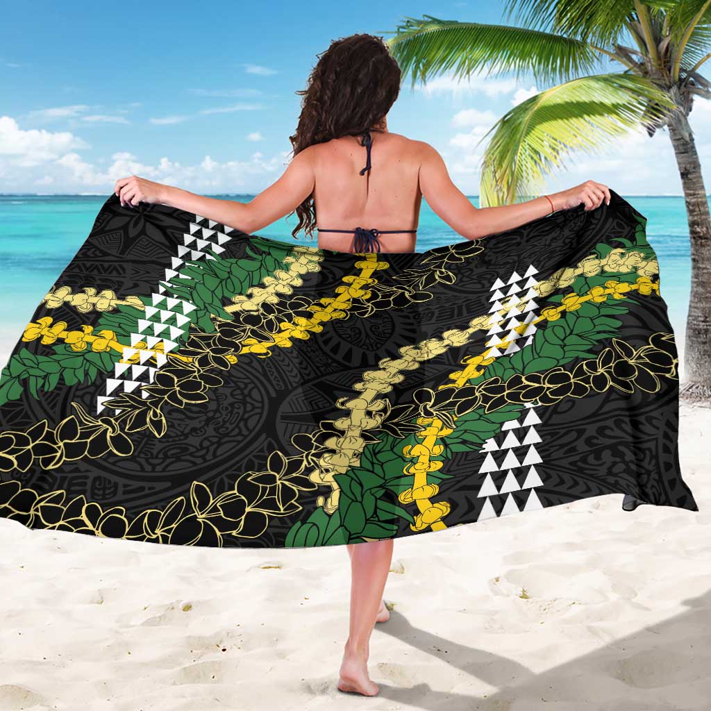 Hawaii Aloha Kakau Sarong Puakenikeni and Maile Lei Twist