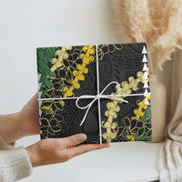 Hawaii Aloha Kakau Wrapping Paper Puakenikeni and Maile Lei Twist LT7 - Polynesian Pride