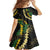 Hawaii Puakenikeni - Maile Lei Family Matching Mermaid Dress and Hawaiian Shirt Obsidian Black