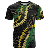 Hawaii Puakenikeni - Maile Lei T Shirt Obsidian Black