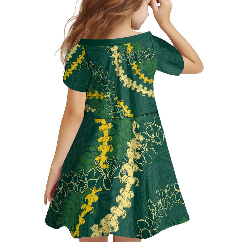 Hawaii Puakenikeni - Maile Lei Family Matching Puletasi and Hawaiian Shirt Sage Green