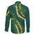 Hawaii Puakenikeni - Maile Lei Family Matching Short Sleeve Bodycon Dress and Hawaiian Shirt Sage Green