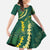 Hawaii Puakenikeni - Maile Lei Family Matching Summer Maxi Dress and Hawaiian Shirt Sage Green