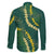 Hawaii Puakenikeni - Maile Lei Family Matching Summer Maxi Dress and Hawaiian Shirt Sage Green