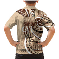 Samoa Siapo Classic Motif Family Matching Mermaid Dress and Hawaiian Shirt Manuia le tuto’atasi o Samoa Independence