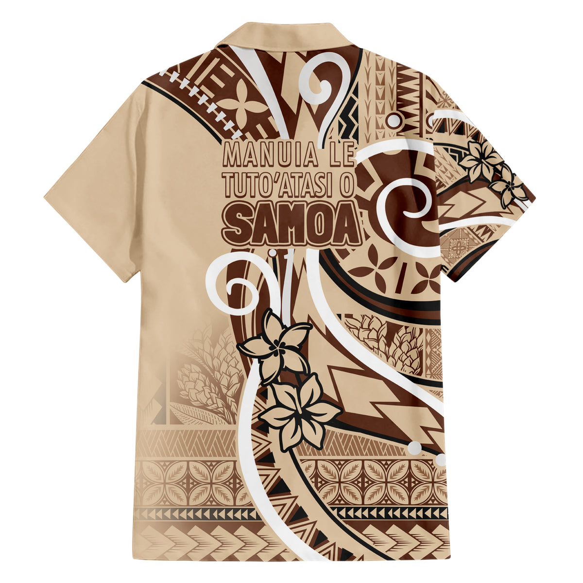 Samoa Siapo Classic Motif Hawaiian Shirt Manuia le tuto’atasi o Samoa Independence