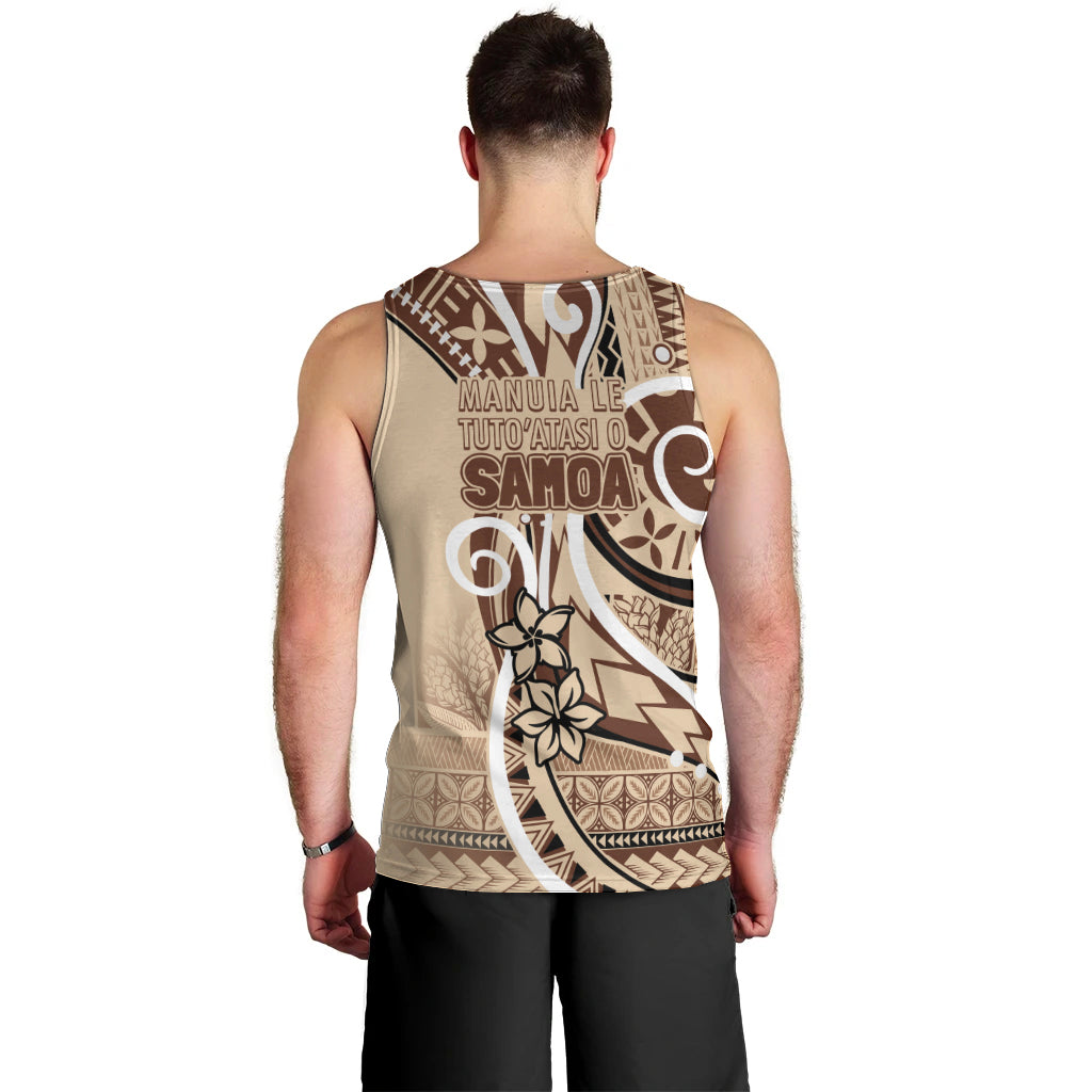 Samoa Siapo Classic Motif Men Tank Top Manuia le tuto’atasi o Samoa Independence