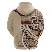 Samoa Siapo Classic Motif Zip Hoodie Manuia le tuto’atasi o Samoa Independence