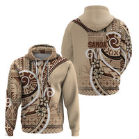 Samoa Siapo Classic Motif Zip Hoodie Manuia le tuto’atasi o Samoa Independence