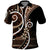 Samoa Siapo Classic Motif Polo Shirt Manuia le tuto’atasi o Samoa Independence Black Style