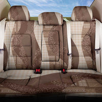 Polynesian Tribal Pattern Patchwork Picturesque Back Car Seat Cover Mocha