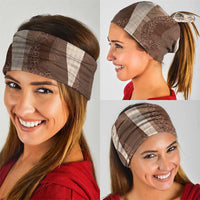 Polynesian Tribal Pattern Patchwork Picturesque Neck Gaiter Mocha