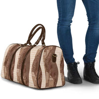 Polynesian Tribal Pattern Patchwork Picturesque Travel Bag Mocha LT7 - Polynesian Pride
