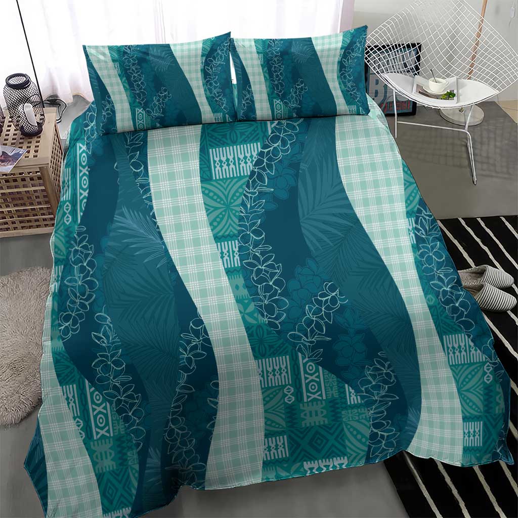 Polynesian Tribal Pattern Patchwork Picturesque Bedding Set Oceanic