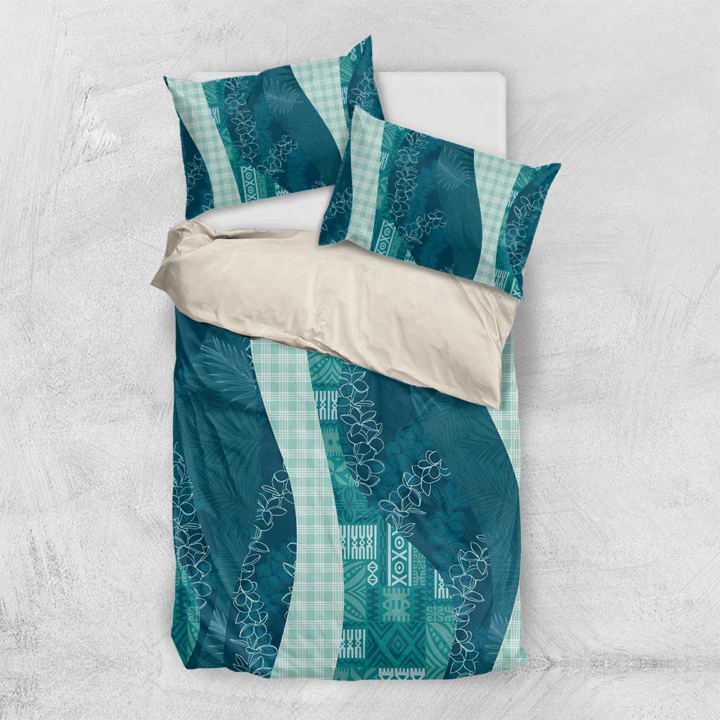 Polynesian Tribal Pattern Patchwork Picturesque Bedding Set Oceanic