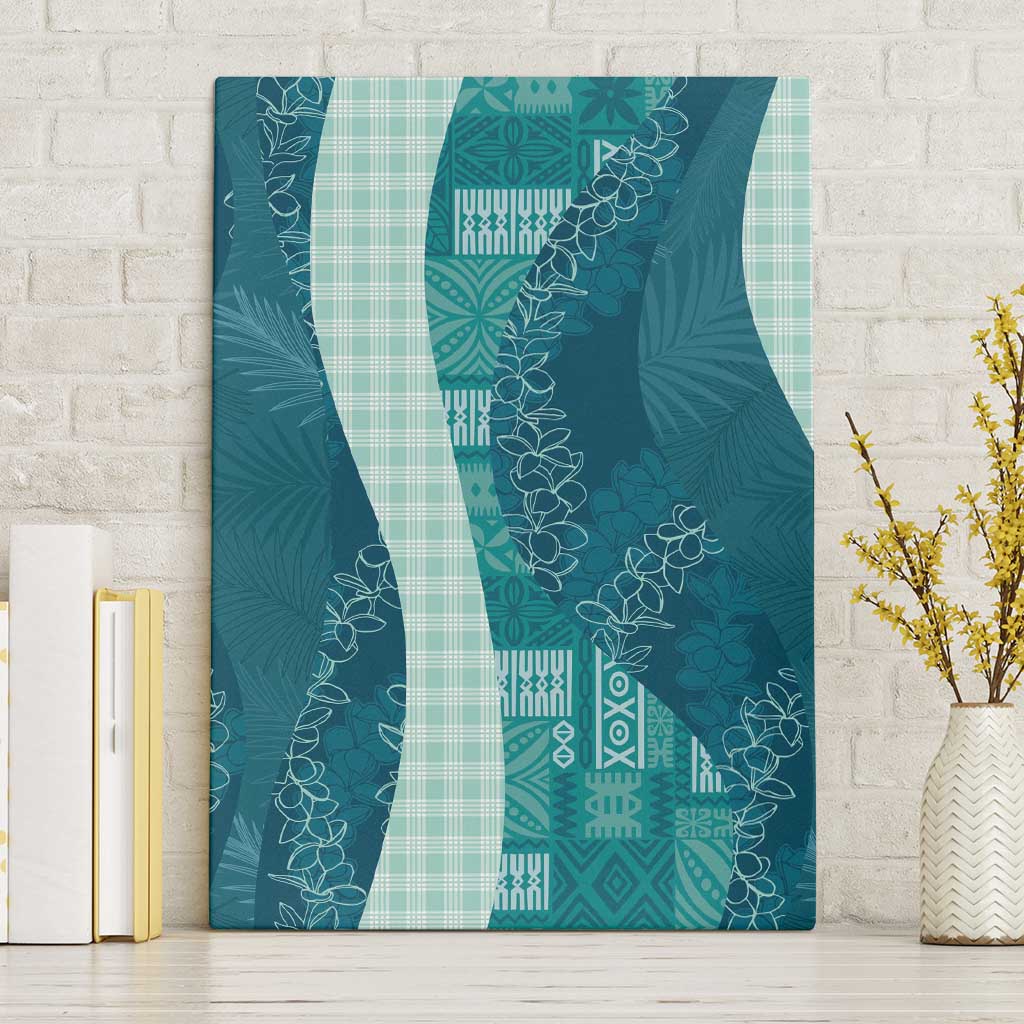 Polynesian Tribal Pattern Patchwork Picturesque Canvas Wall Art Oceanic