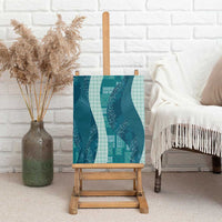 Polynesian Tribal Pattern Patchwork Picturesque Canvas Wall Art Oceanic