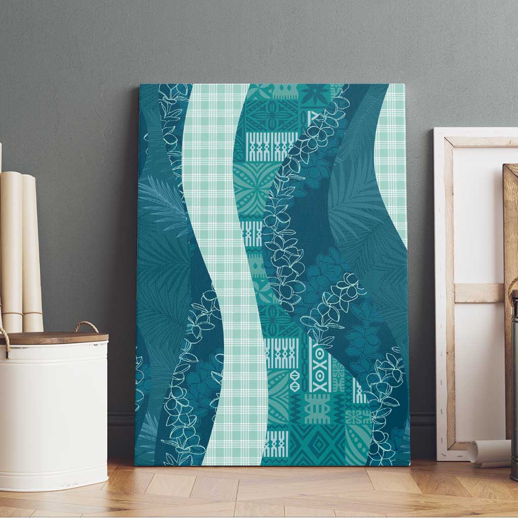 Polynesian Tribal Pattern Patchwork Picturesque Canvas Wall Art Oceanic
