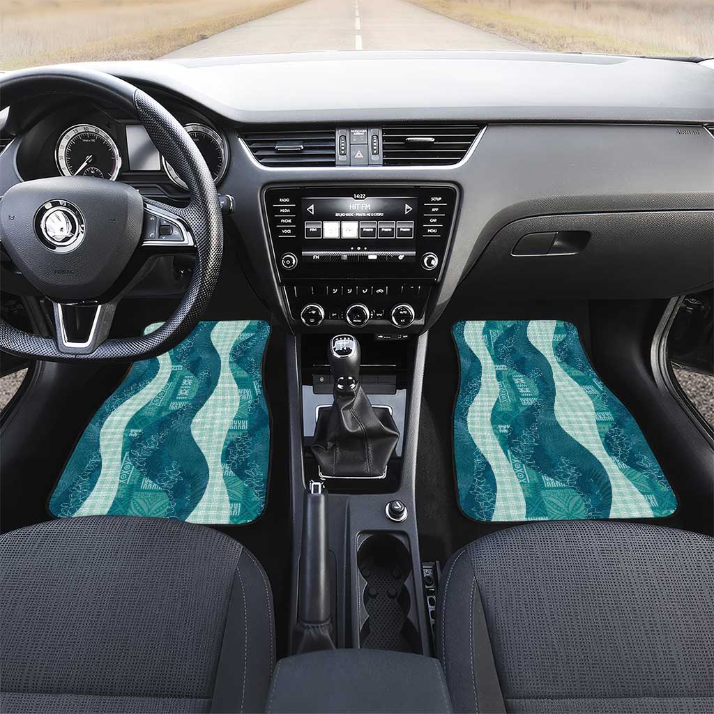 Polynesian Tribal Pattern Patchwork Picturesque Car Mats Oceanic