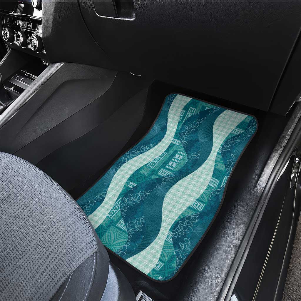 Polynesian Tribal Pattern Patchwork Picturesque Car Mats Oceanic