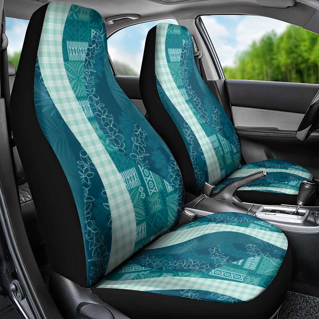 Polynesian Tribal Pattern Patchwork Picturesque Car Seat Cover Oceanic