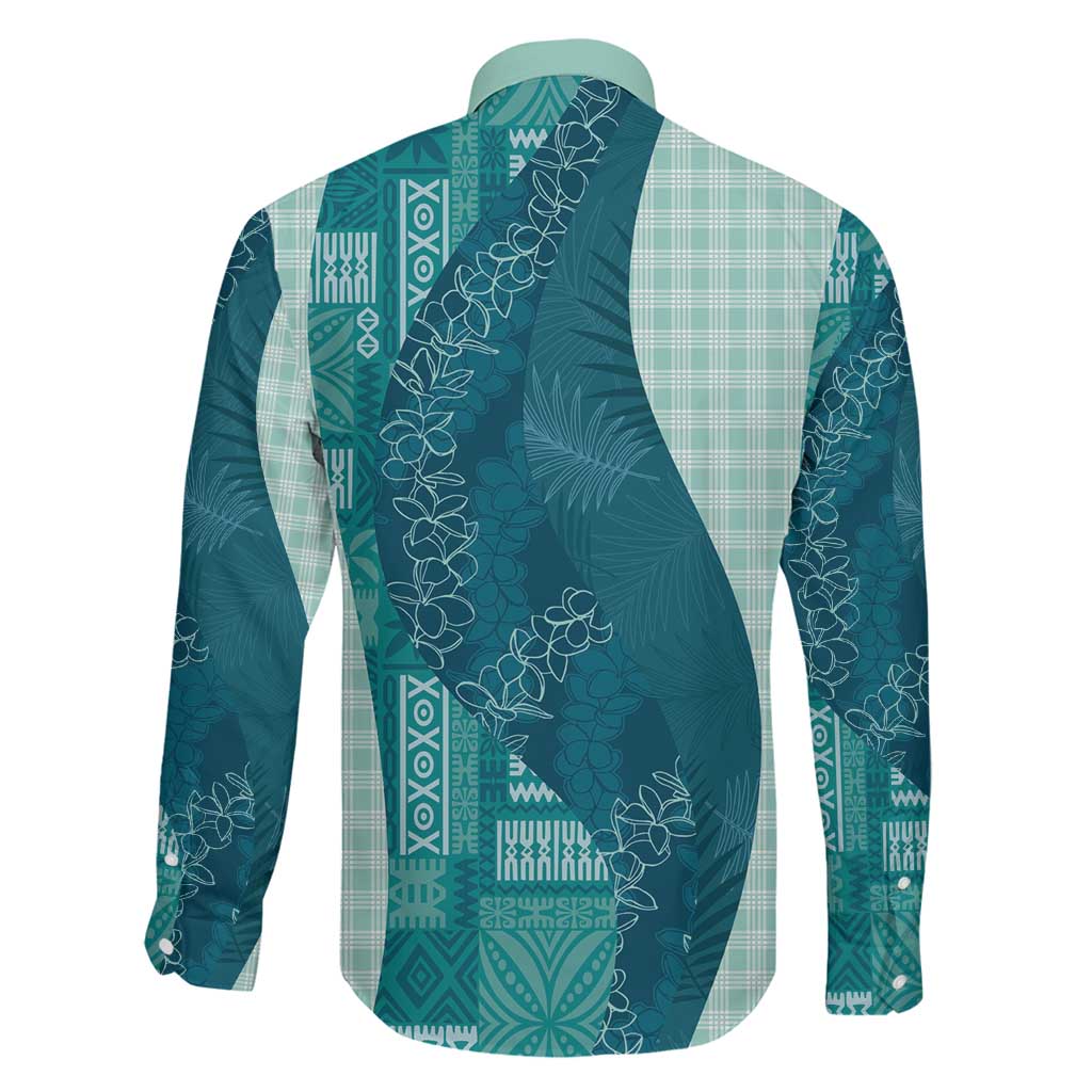Polynesian Tribal Pattern Patchwork Picturesque Family Matching Mermaid Dress and Hawaiian Shirt Oceanic