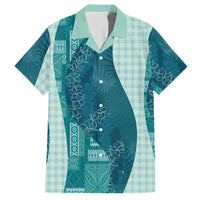 Polynesian Tribal Pattern Patchwork Picturesque Hawaiian Shirt Oceanic