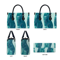 Polynesian Tribal Pattern Patchwork Picturesque Leather Bag Oceanic LT7 - Polynesian Pride