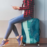 Polynesian Tribal Pattern Patchwork Picturesque Luggage Cover Oceanic