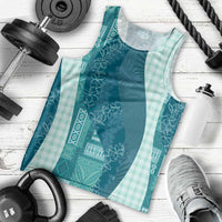 Polynesian Tribal Pattern Patchwork Picturesque Men Tank Top Oceanic