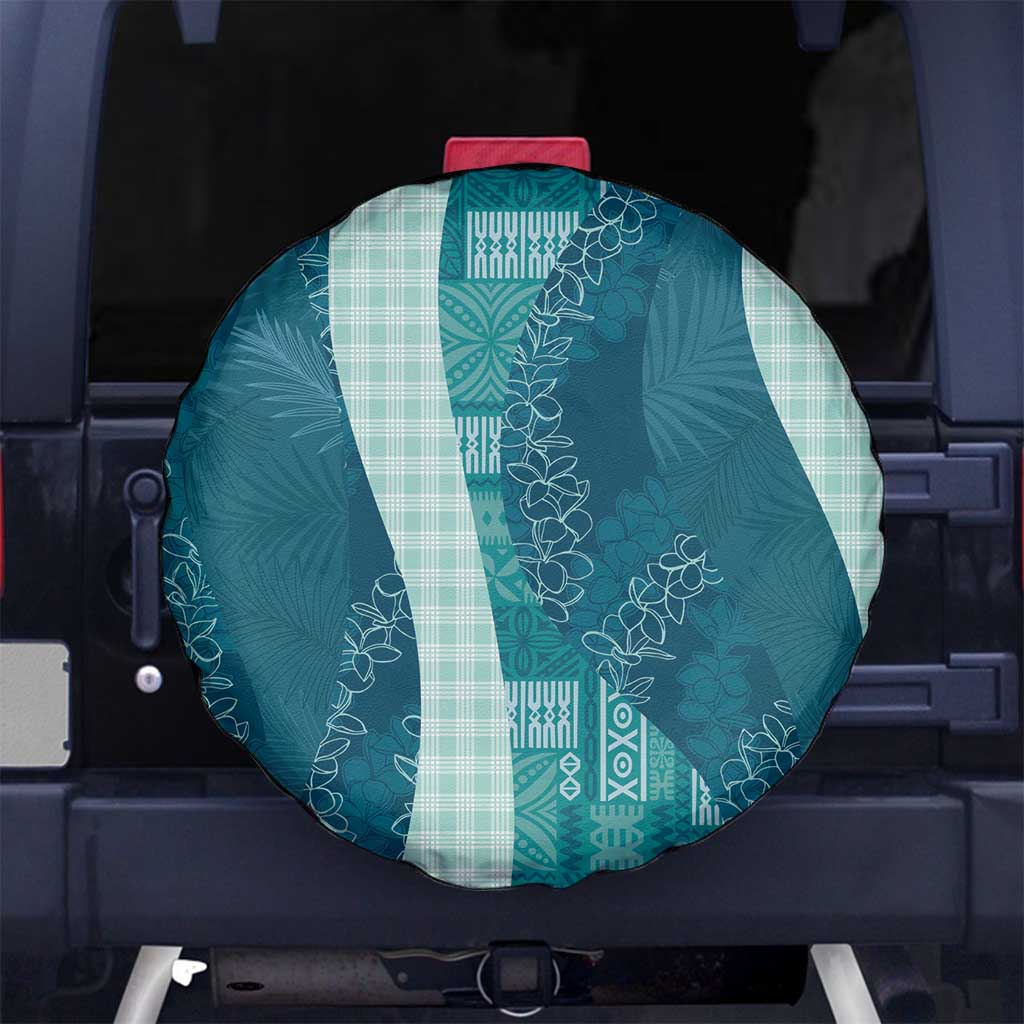 Polynesian Tribal Pattern Patchwork Picturesque Spare Tire Cover Oceanic