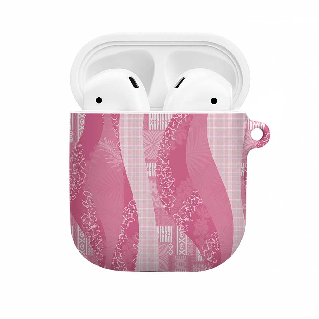 Polynesian Tribal Pattern Patchwork Picturesque AirPods Case Rose Pink LT7 Rose Pink - Polynesian Pride