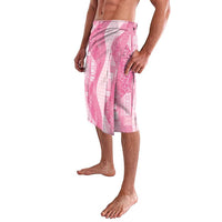 Polynesian Tribal Pattern Patchwork Picturesque Lavalava Rose Pink