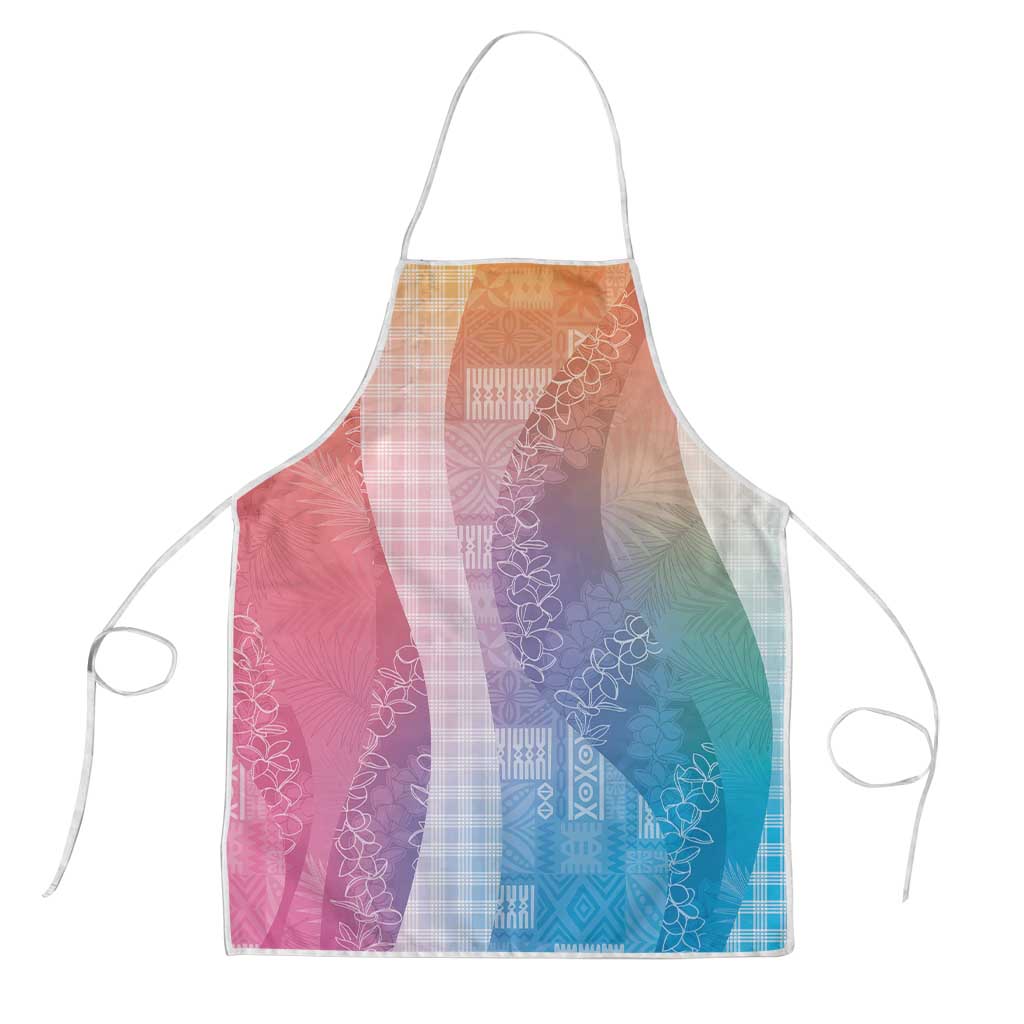 Polynesian Tribal Pattern Patchwork Picturesque Apron Holographic