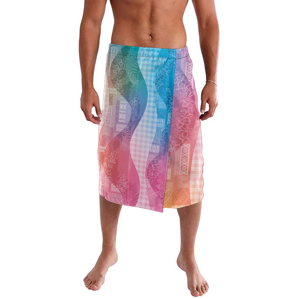 Polynesian Tribal Pattern Patchwork Picturesque Lavalava Holographic LT7 Holographic - Polynesian Pride