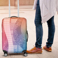 Polynesian Tribal Pattern Patchwork Picturesque Luggage Cover Holographic