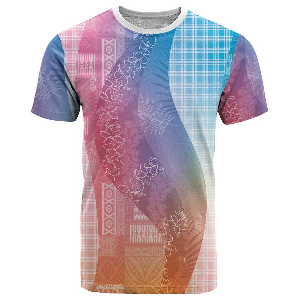 Polynesian Tribal Pattern Patchwork Picturesque T Shirt Holographic