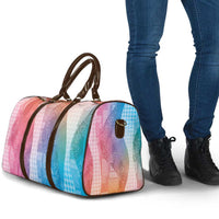 Polynesian Tribal Pattern Patchwork Picturesque Travel Bag Holographic