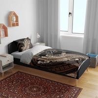 Personalized Solomon Islands Crocodile Bedding Set Hapi Isles - Independence Anniversary