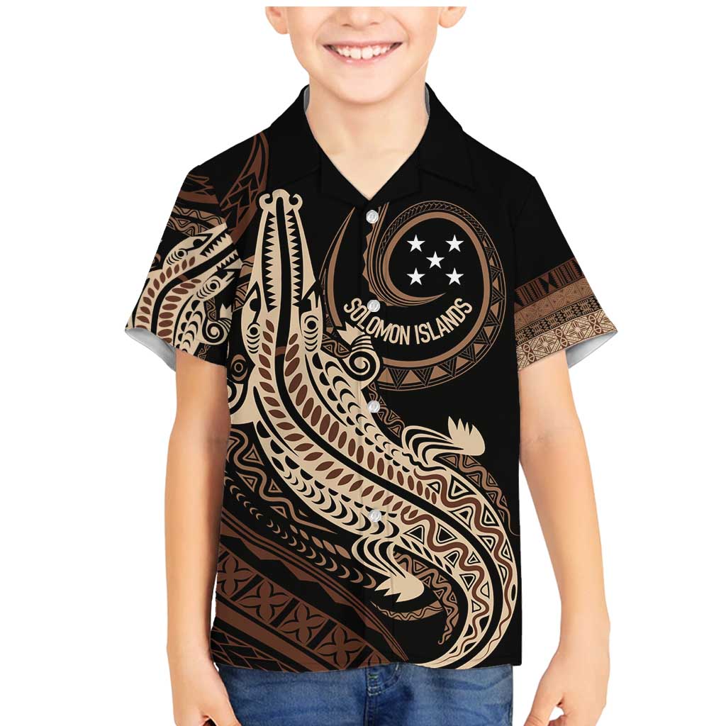 Personalized Solomon Islands Crocodile Family Matching Mermaid Dress and Hawaiian Shirt Hapi Isles - Independence Anniversary