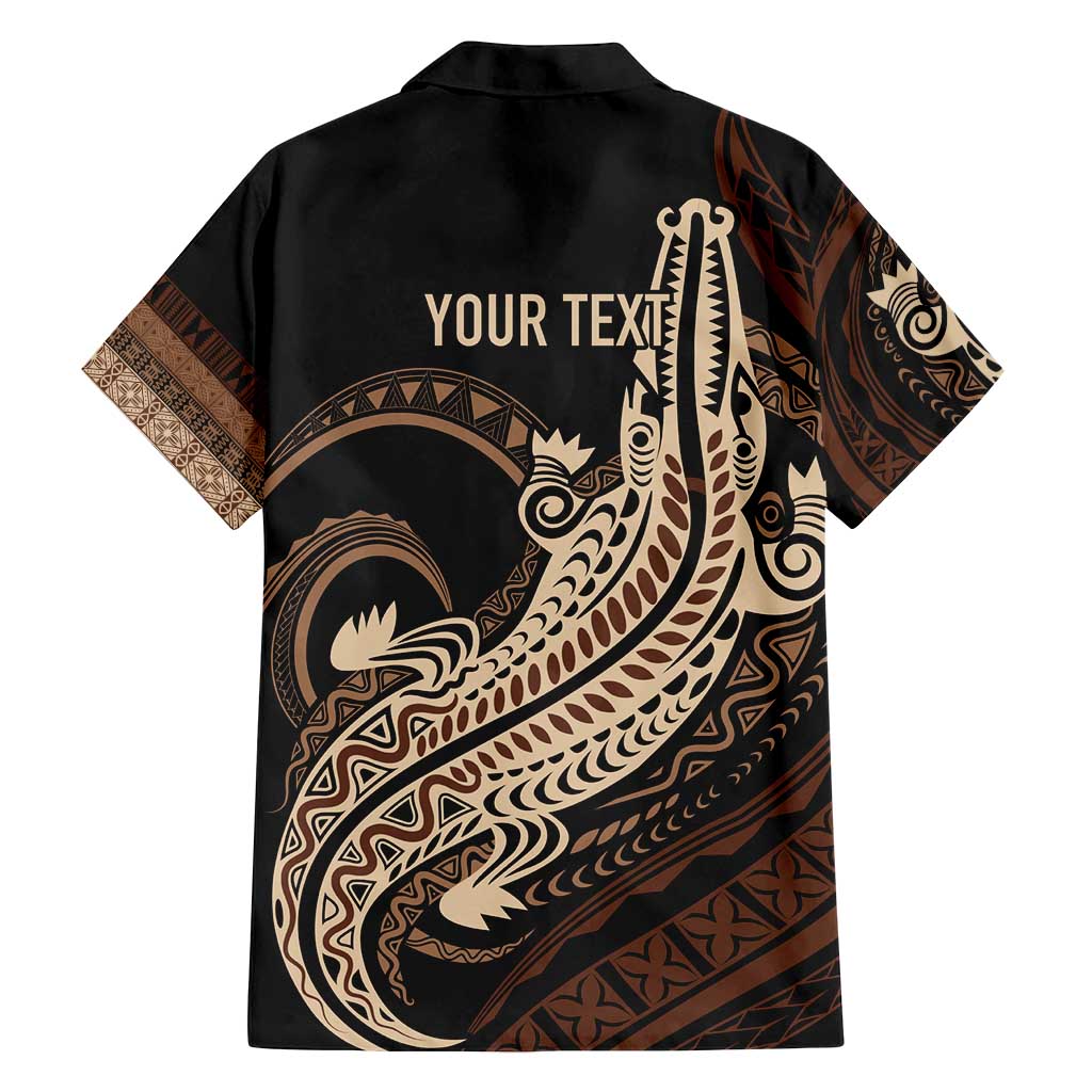 Personalized Solomon Islands Crocodile Family Matching Off Shoulder Maxi Dress and Hawaiian Shirt Hapi Isles - Independence Anniversary