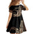 Personalized Solomon Islands Crocodile Family Matching Off Shoulder Short Dress and Hawaiian Shirt Hapi Isles - Independence Anniversary