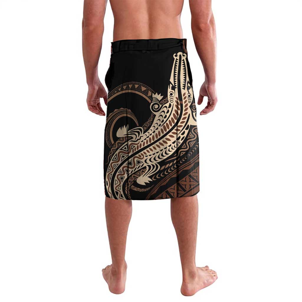 Personalized Solomon Islands Crocodile Lavalava Hapi Isles - Independence Anniversary LT7 - Polynesian Pride