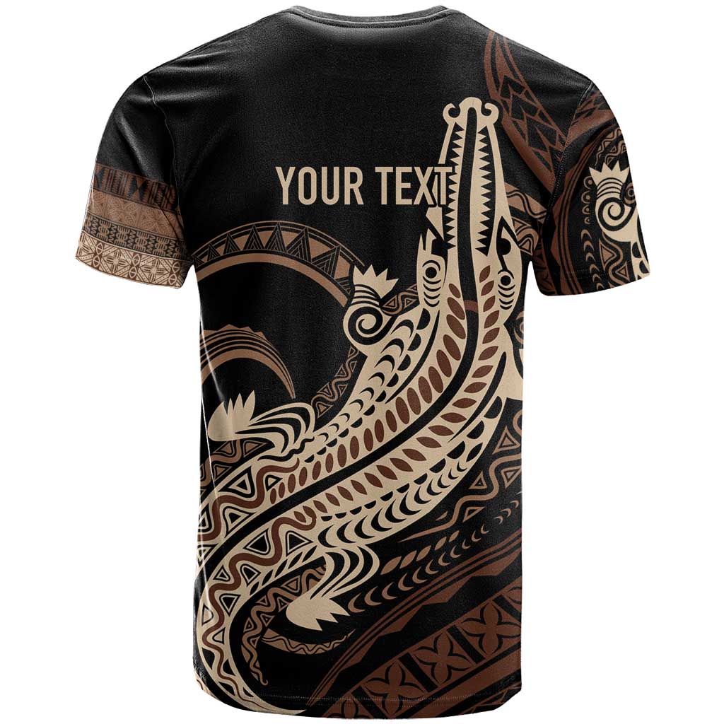 Personalized Solomon Islands Crocodile T Shirt Hapi Isles - Independence Anniversary