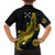 Personalized Solomon Islands Independence Anniversary Family Matching Off Shoulder Short Dress and Hawaiian Shirt Crocodile Mix Tapa