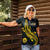 Personalized Solomon Islands Independence Anniversary Women Polo Shirt Crocodile Mix Tapa