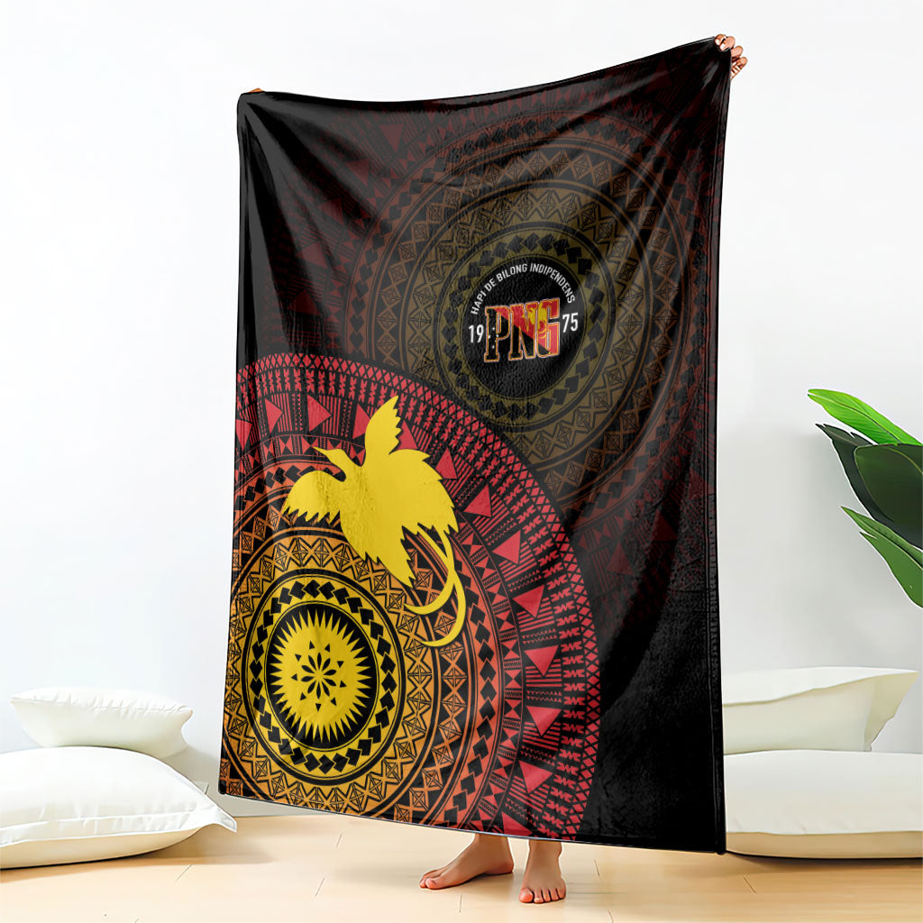 Papua New Guinea Independence Blanket Tapa Circle